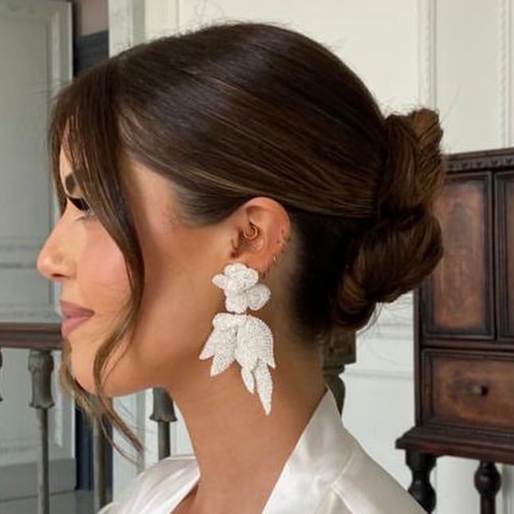 A.B. Ellie Maj Drop Earrings - Bridal